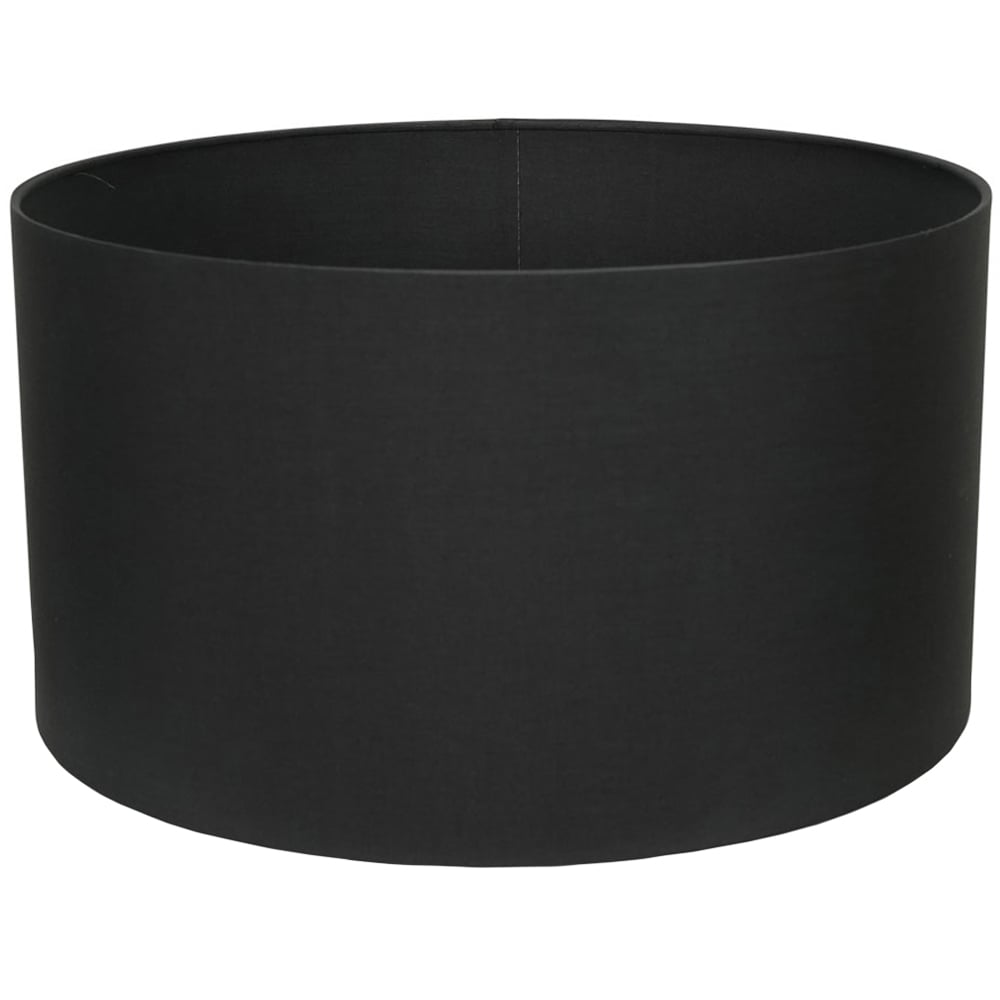 ValueLights Reni Charcoal Ceiling Drum Lamp Shade Large Image 1