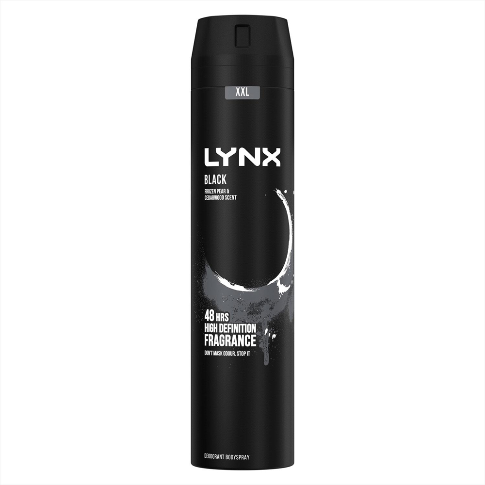 Lynx Black Shower Gel 500ml and XXL Body Spray 250ml Bundle Image 8