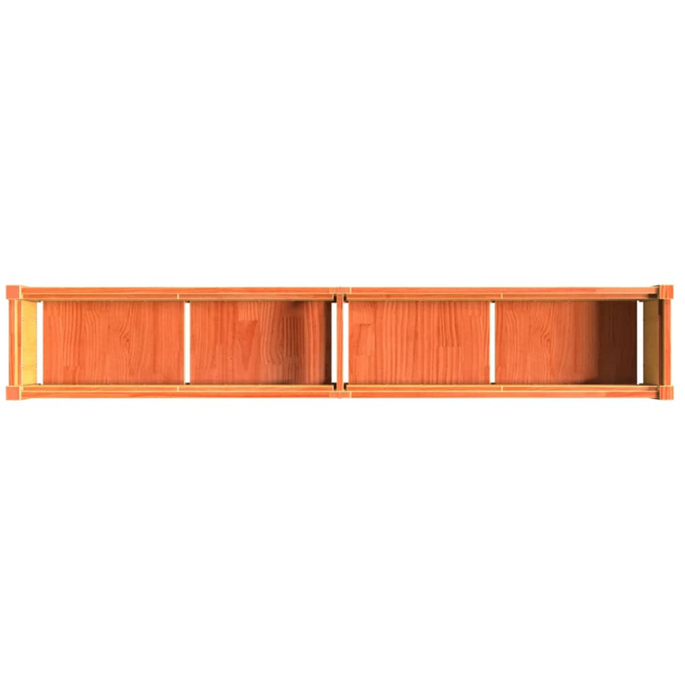 vidaXL Brown Solid Pine Wood Garden Planter 180 x 31 x 31cm Image 7