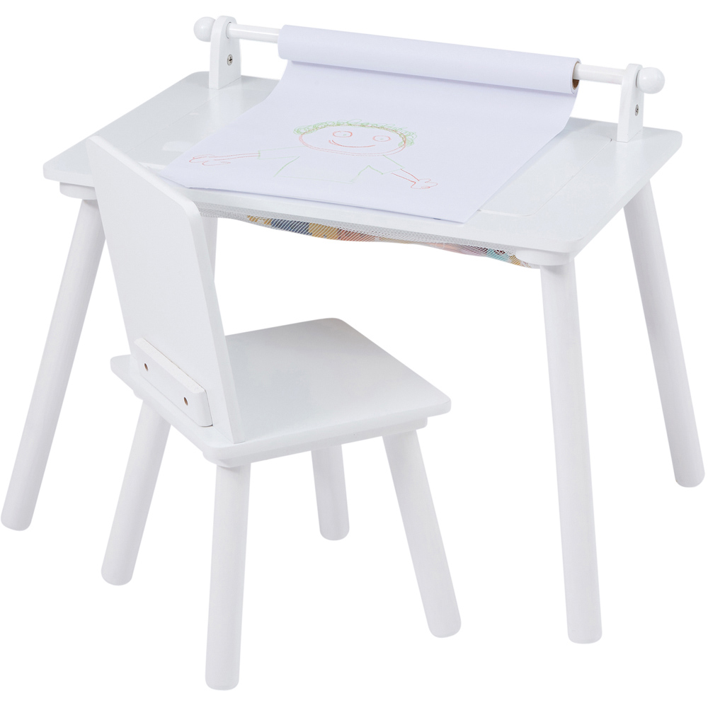 Liberty House Toys Kids White Writing Activity Table Image 4