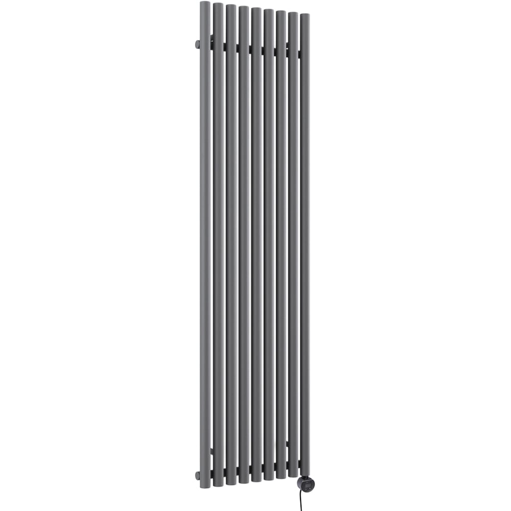 Terma Rolo-Room E Wi-Fi Modern Grey Electric Radiator 1000W 1800 x 480mm Image 1