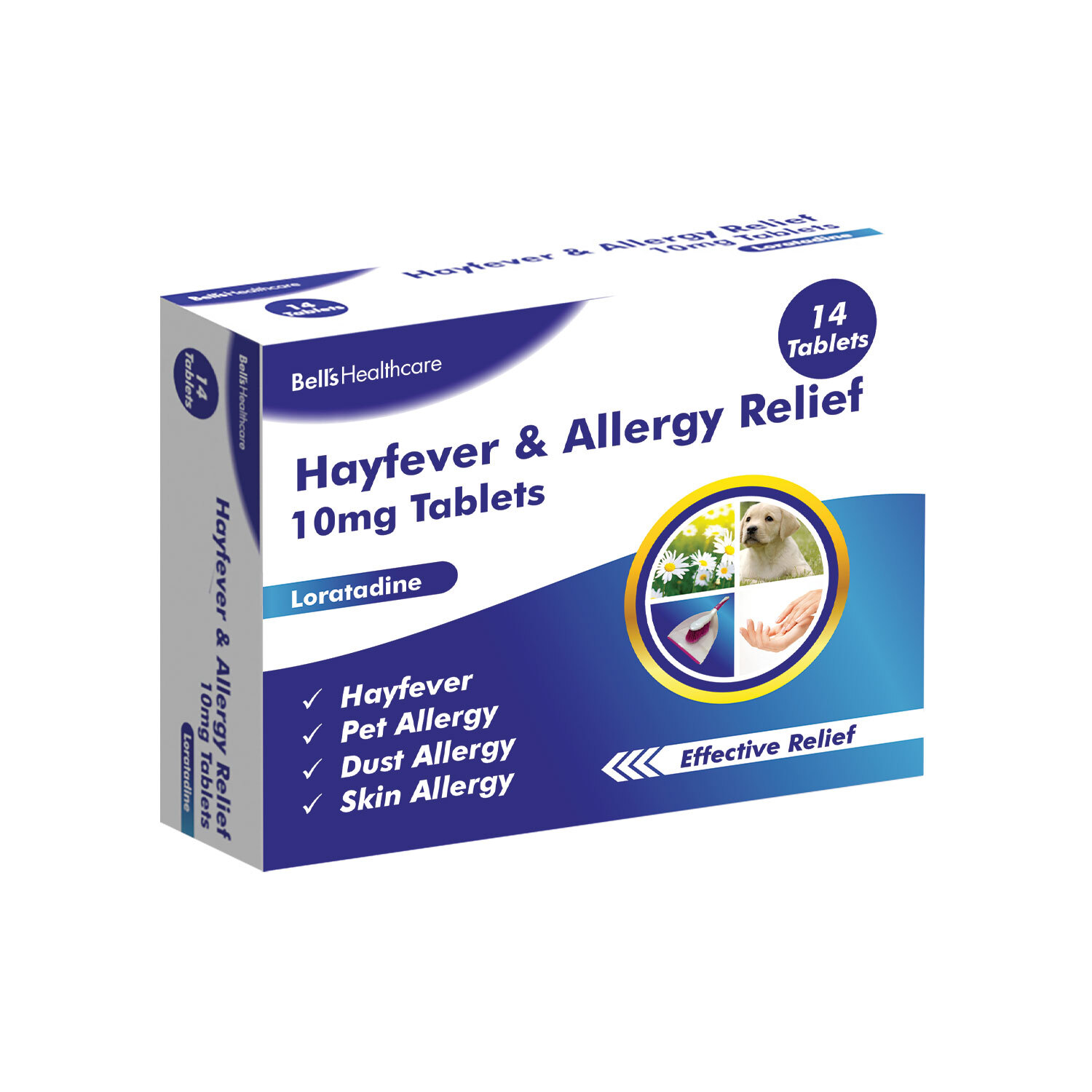 Bell's Healthcare Hayfever & Allergy Relief Loratadine 10mg Tablets - 14 Image
