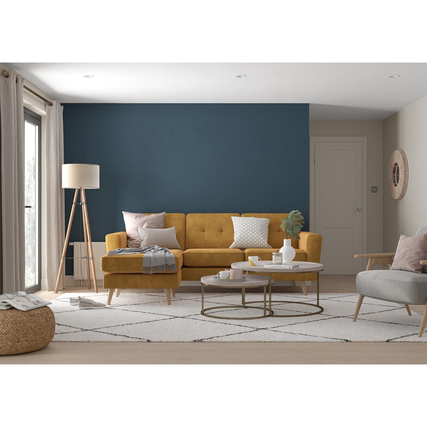 One Coat Feature Wall Paint Tester - Ink Well Image 3