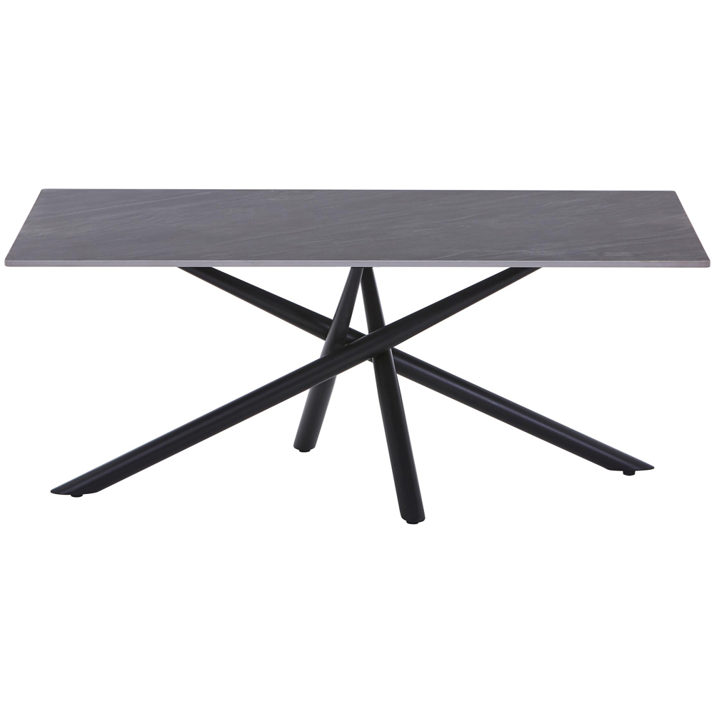 wilko Arlo Grey Wood Grain Ceramic Coffee Table Image 3