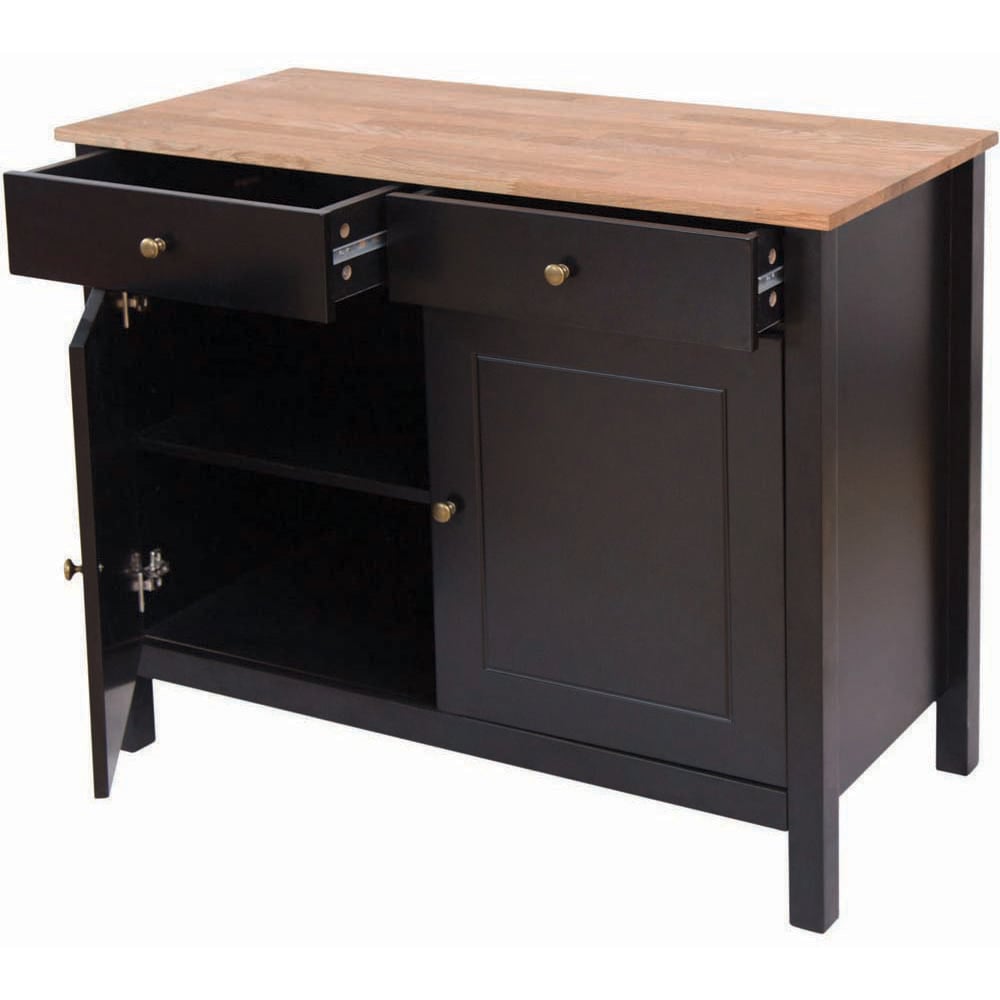Copenhagen 2 Door 2 Drawer Solid Oak Sideboard Image 5