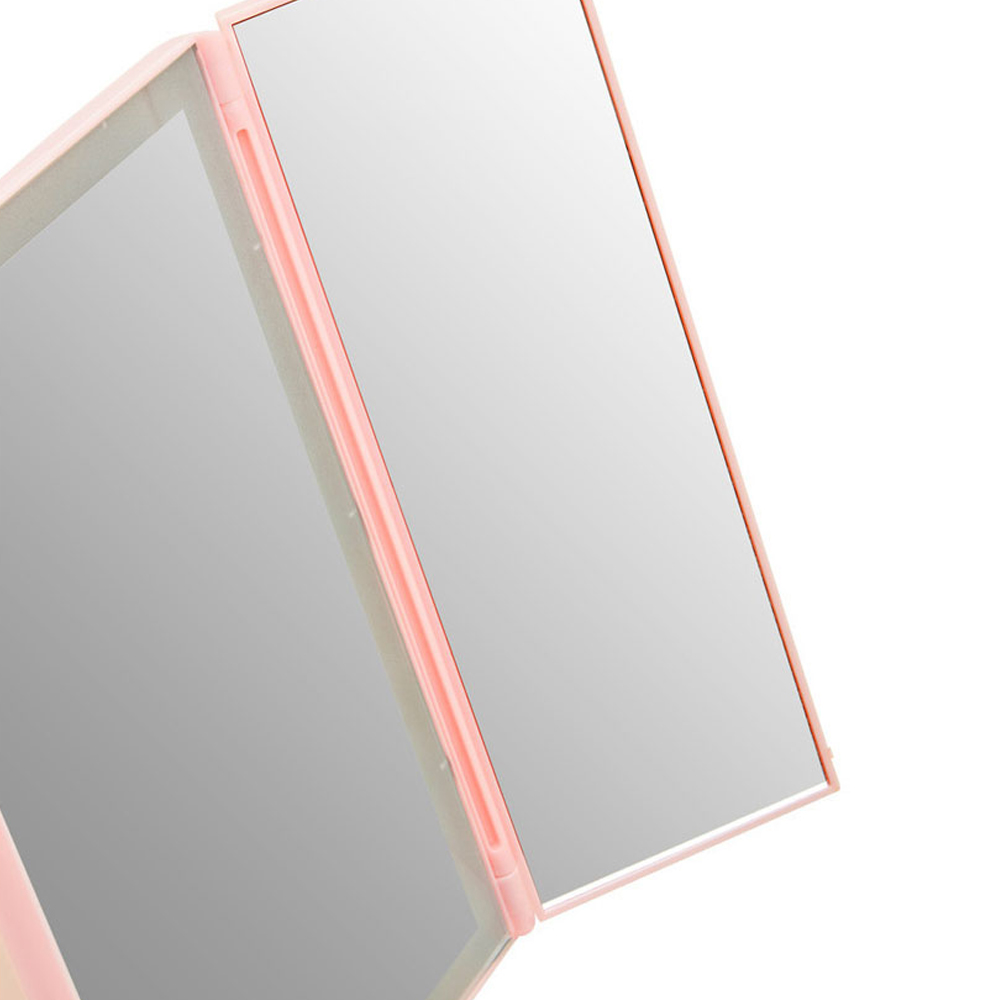 Premier Housewares Pink Cassini LED Dressing Table Mirror Image 5