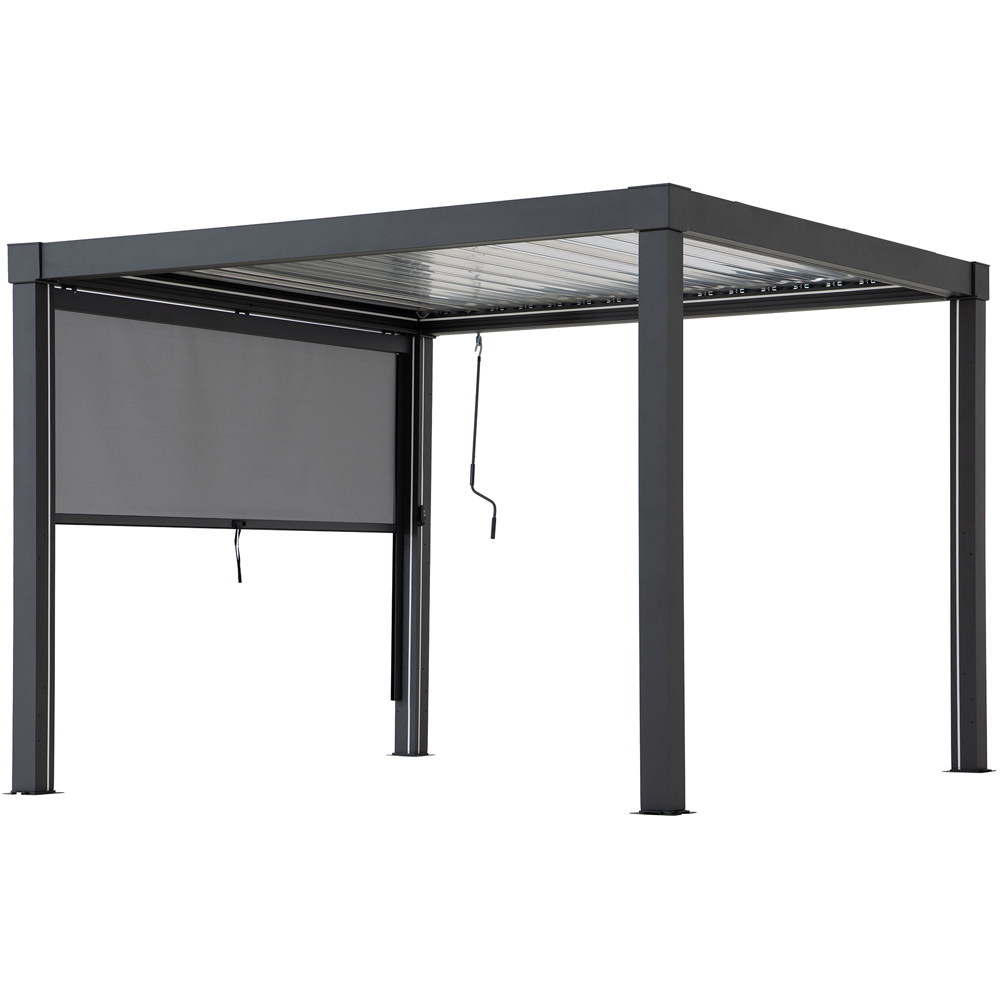 Sunjoy 2.75 x 1.8m Multi Gazebo Single Piece Rolling Screen Image 2