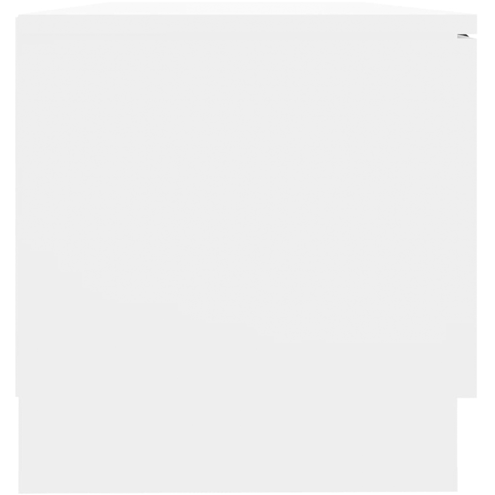 vidaXL Single Door 2 Shelf White TV Cabinet Set of 2 Image 6