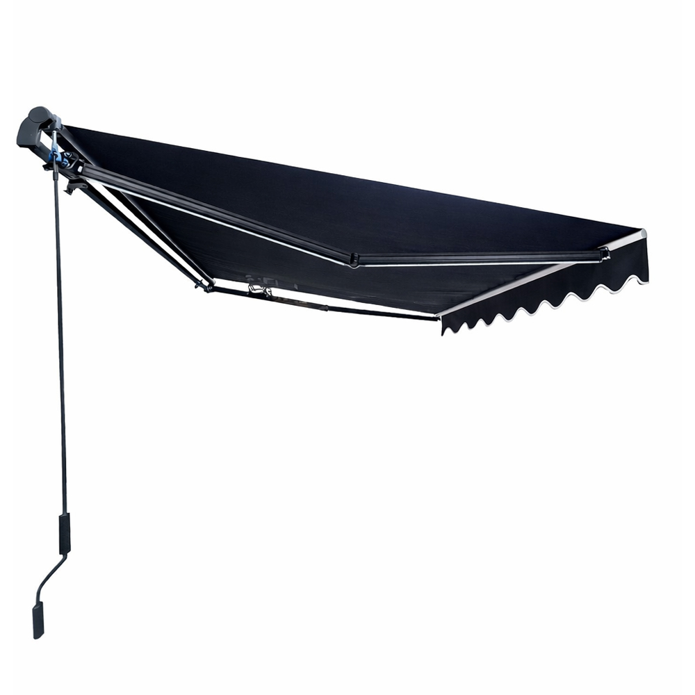 Jack Stonehouse Black Manual Awning 2.5 x 2m Image 3