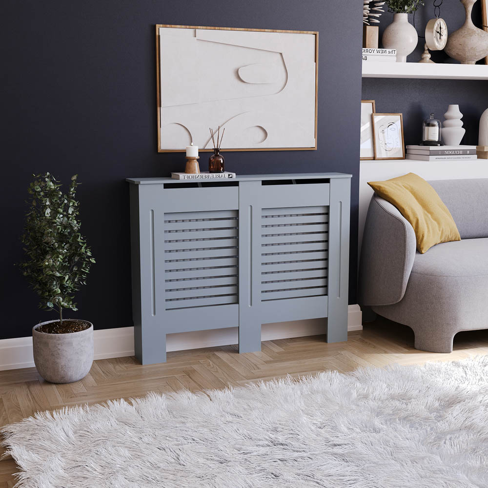 Vida Designs Milton Grey Radiator Cover Medium Image 2