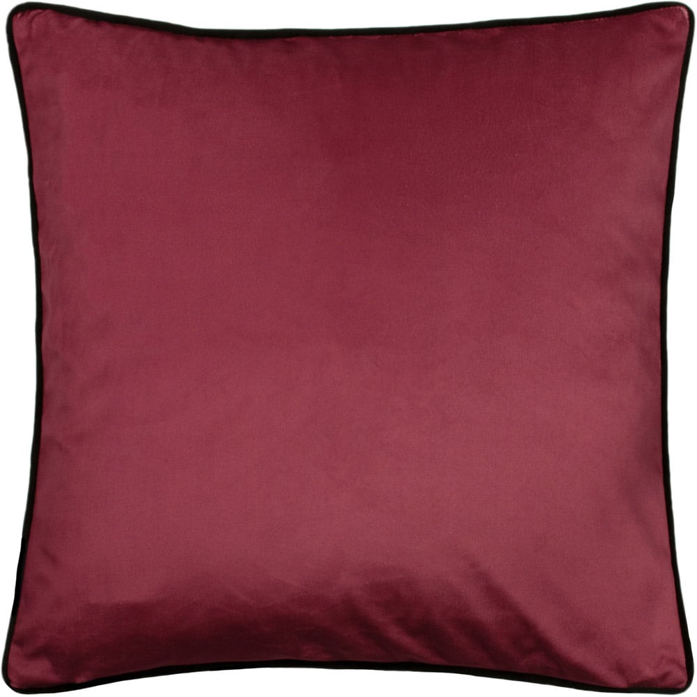 Paoletti Khaki Tropical Cheetah Velvet Touch Piped Cushion Image 2