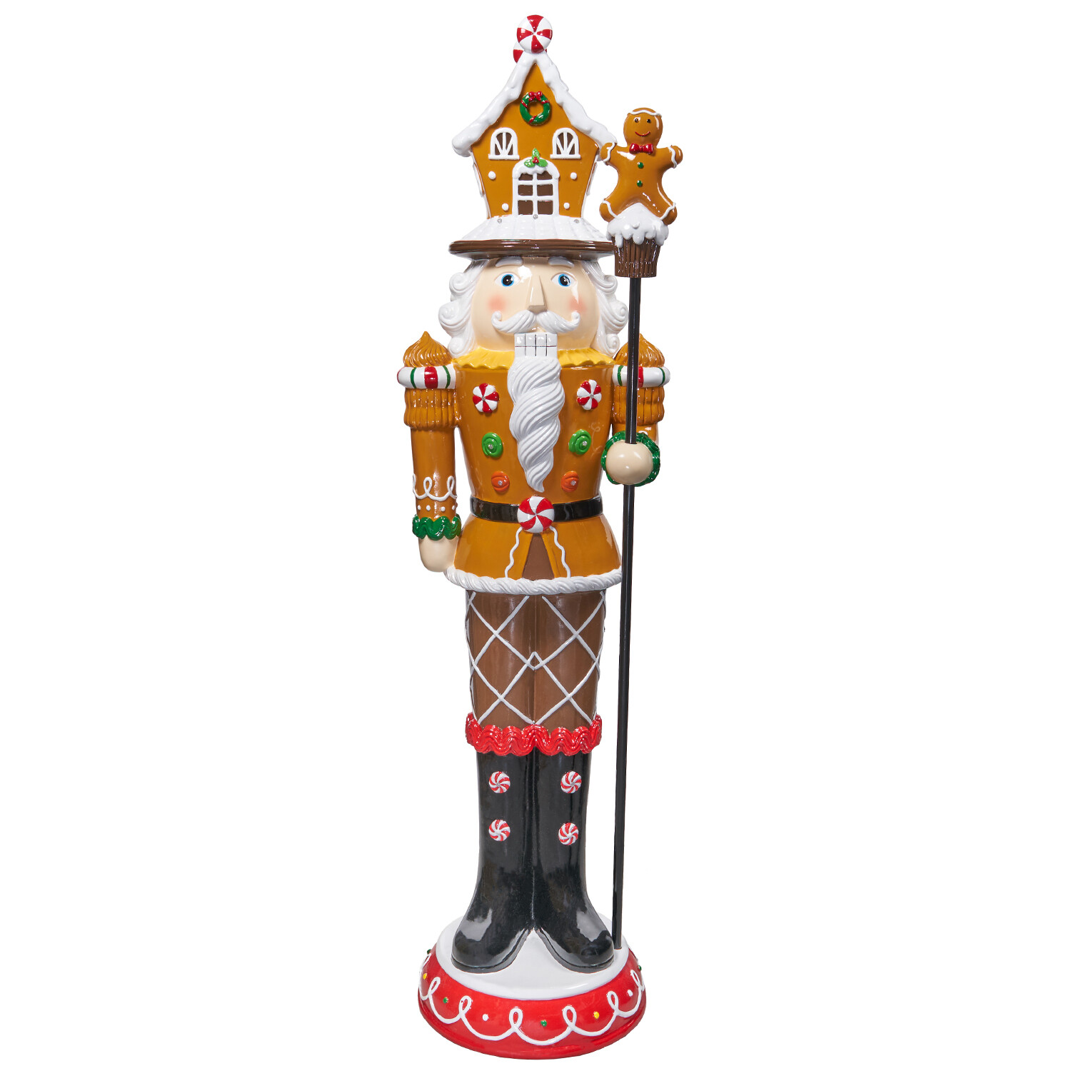 LED Gingerbread Nutcracker Multicolour Image 1