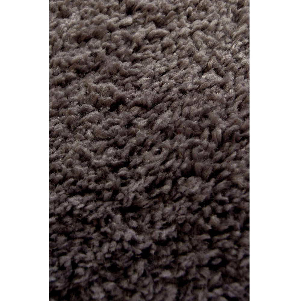 Homemaker Charcoal Snug Plain Shaggy Rug 60 x 110cm Image 2