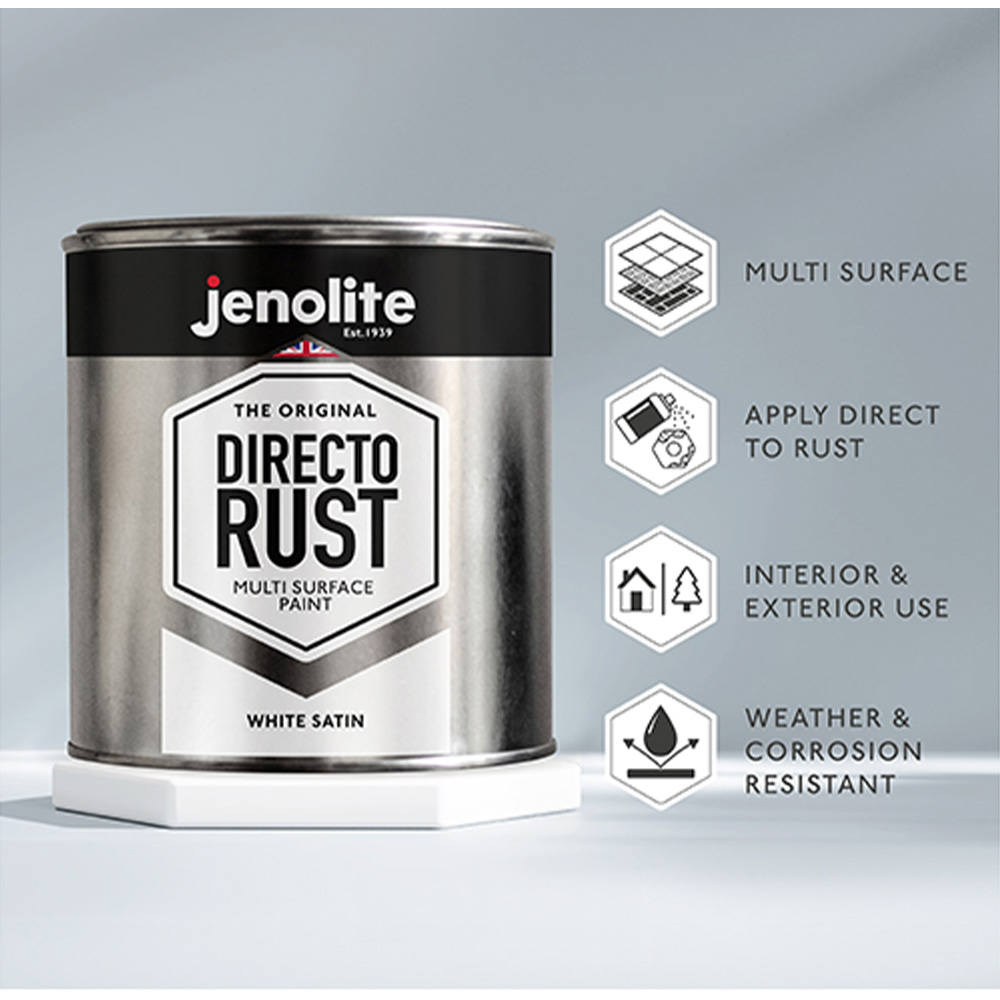 Jenolite Directorust White Satin 1L Image 5