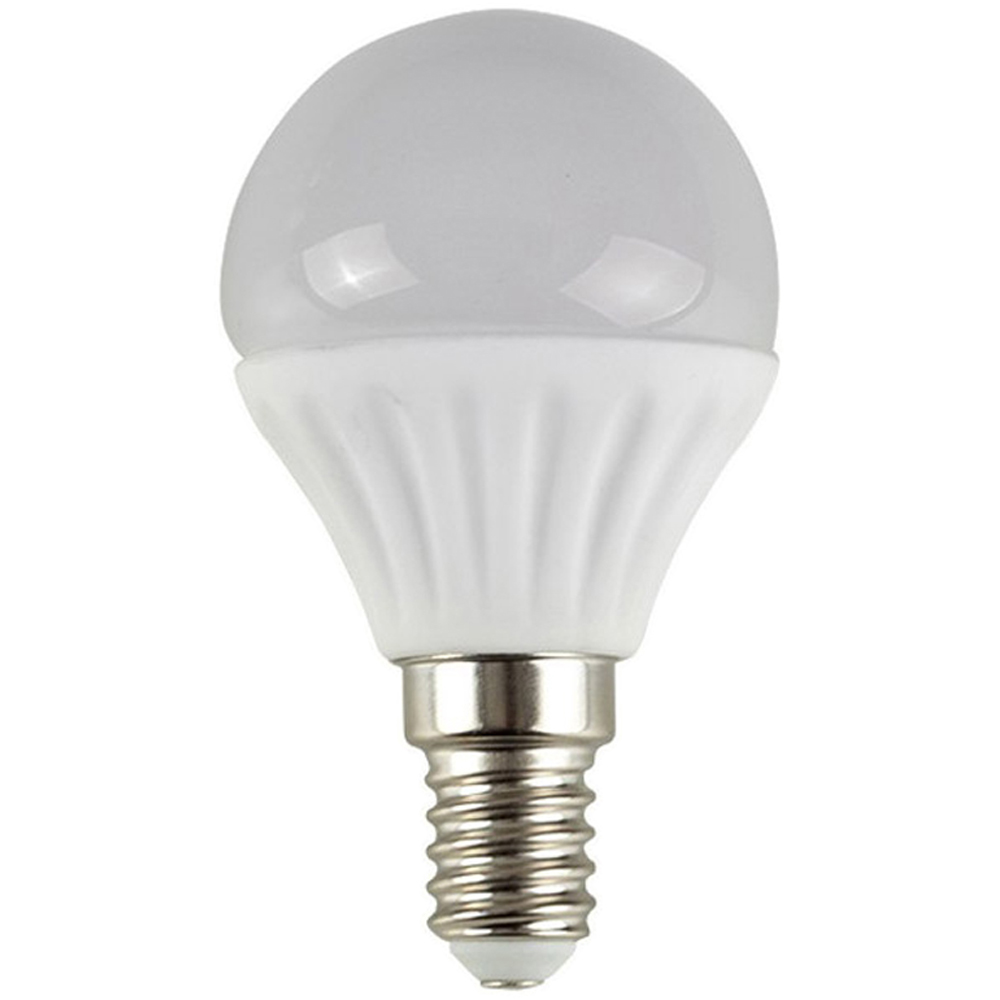 ValueLights 6 Pack E14 LED 4W Warm White Golfball Light Bulb Image 1