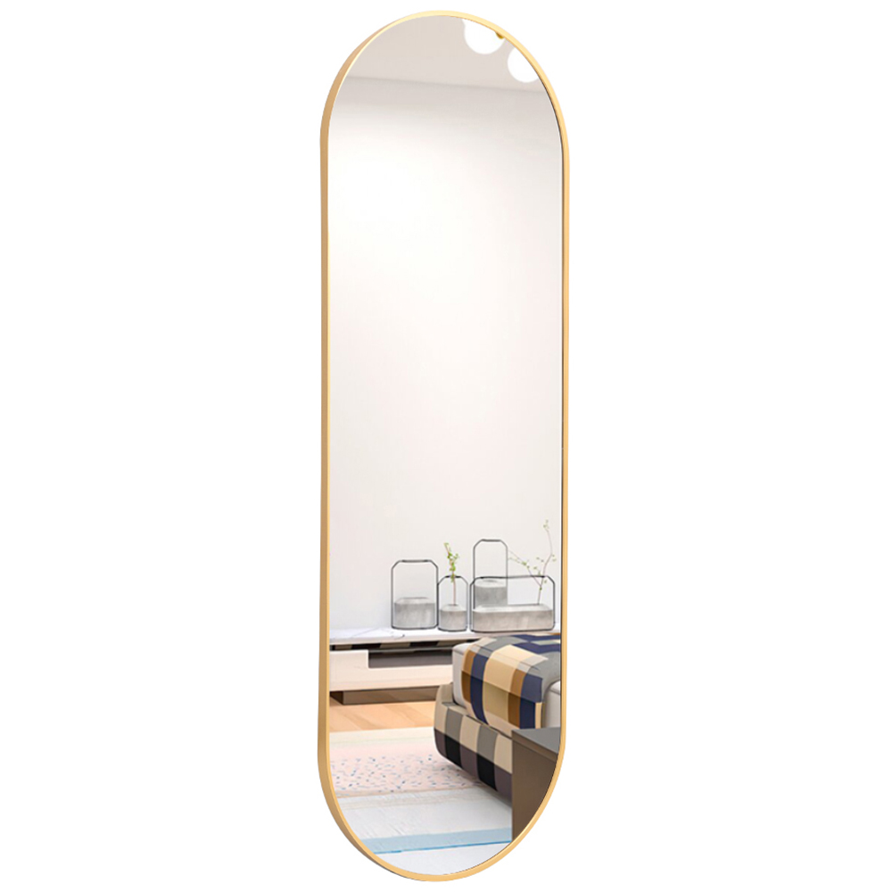 Living and Home Gold Frame Full Length Standing Mirror 40 x 120cm Image 5