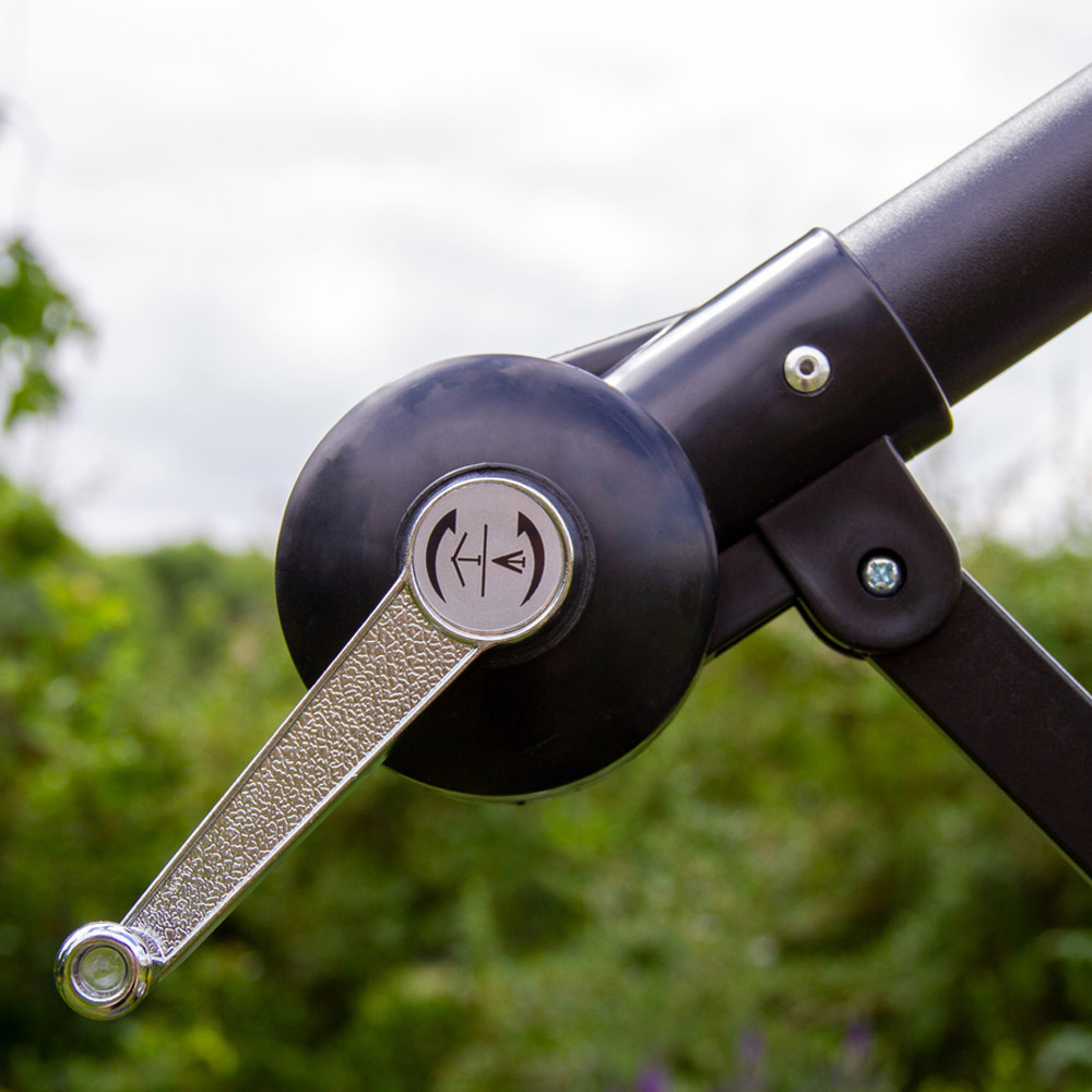 Monster Shop Cream Cantilever LED Parasol 3m Image 6