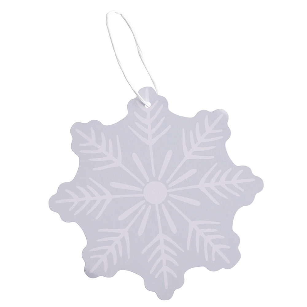 Wilko First Frost Snowflake Tags 8 Pack Image 2