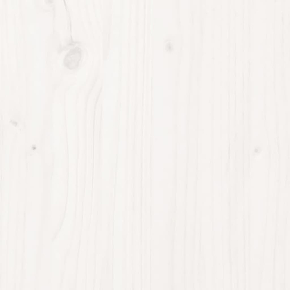 vidaXL White Solid Pine Garden Planter 90 x 50 x 50cm Image 9