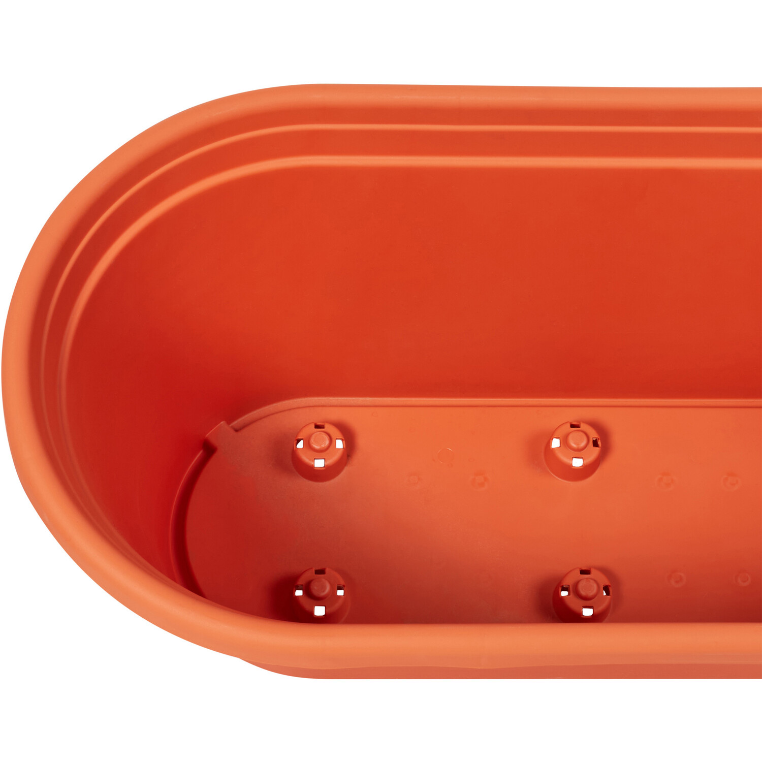 Clever Pots Trough with Reservoir Terracotta 50cm Image 2
