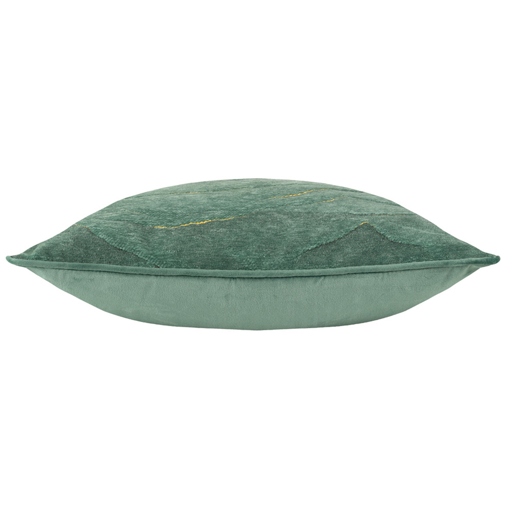 Paoletti Stratus Jade Jacquard Cushion Image 4