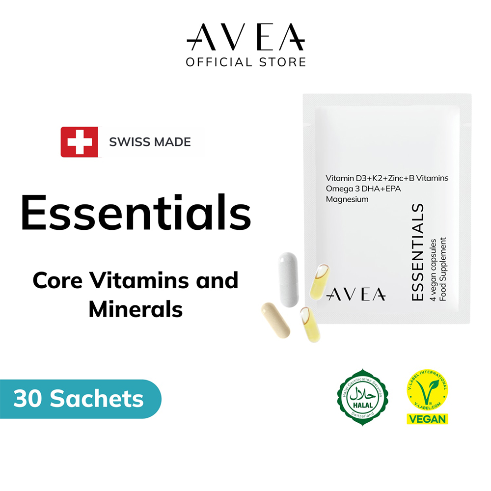 Avea Essentials Multivitamin Sachets 30 Pack with 4 Capsules Image 2