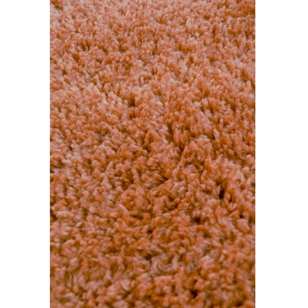 Homemaker Terracotta Snug Plain Shaggy Rug 60 x 110cm Image 2