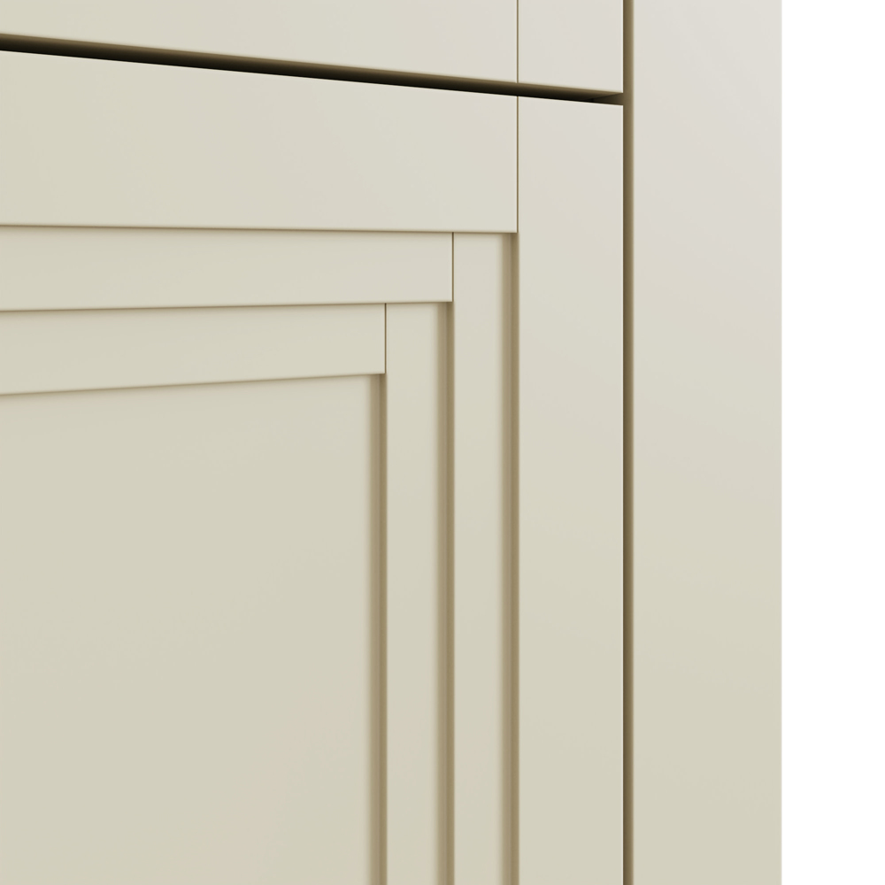 GFW Oakley 3 Door 2 Drawer Stone Sideboard Image 6