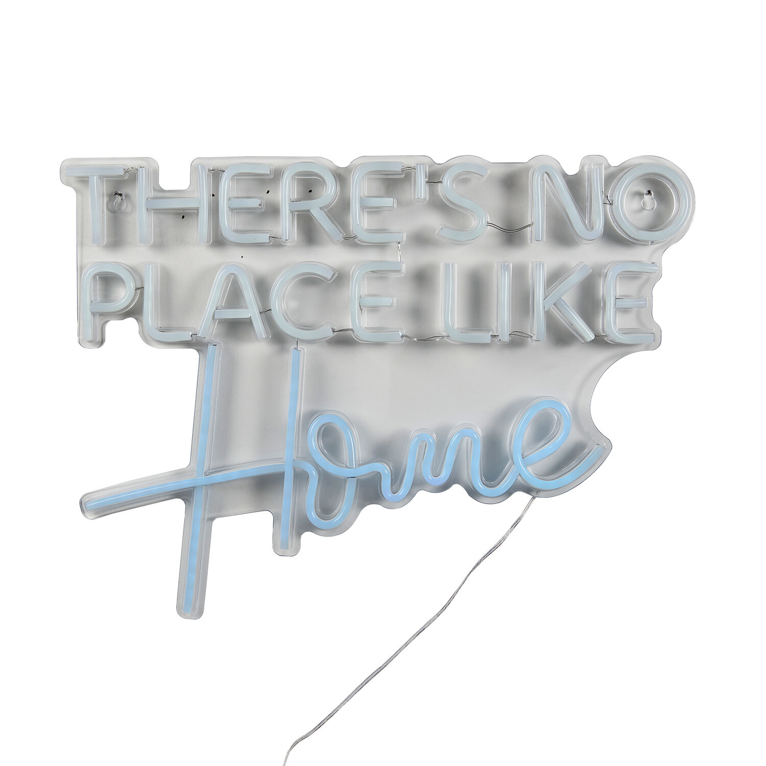 Theres No Place Like Home Neon Sign - Blue Image 3