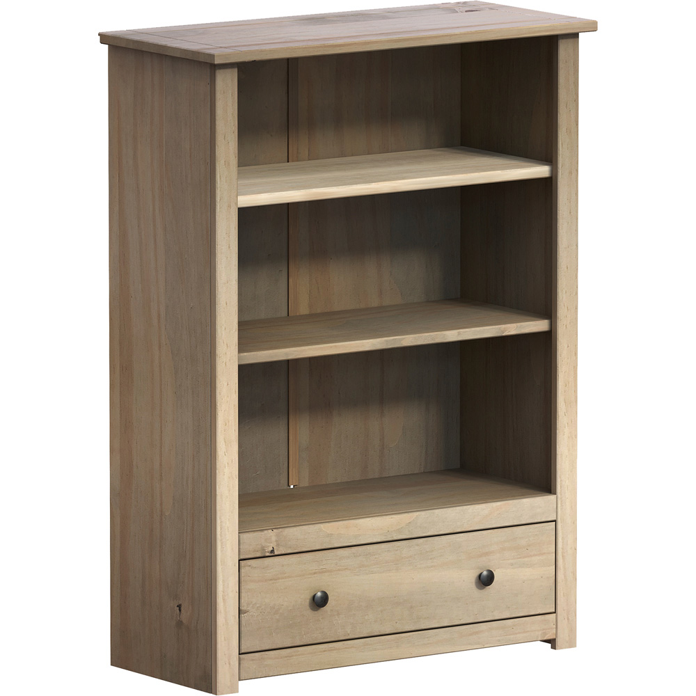 Vida Designs Panama Single Drawer 3 Shelf Bookcase Image 2