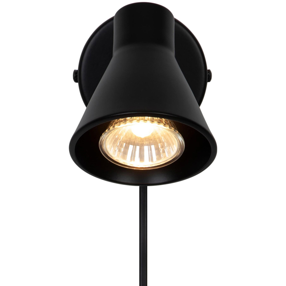 Nordlux Eik GU10 Black Wall Light Image 3