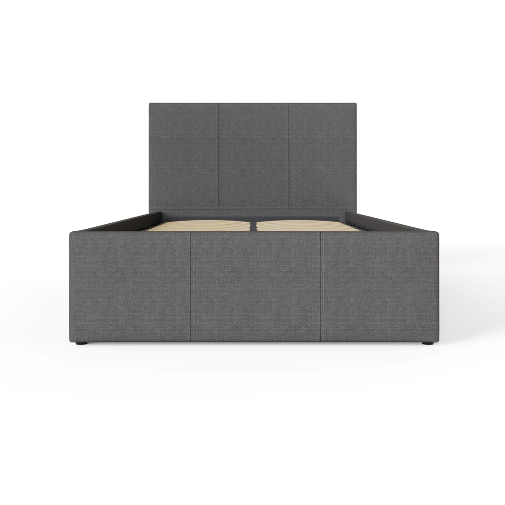 GFW Single Silver End Lift Ottoman Bed Image 5