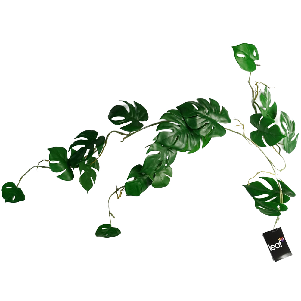 Leaf Trailing Monstera Hanging Artificial Plant 100cm Image 1