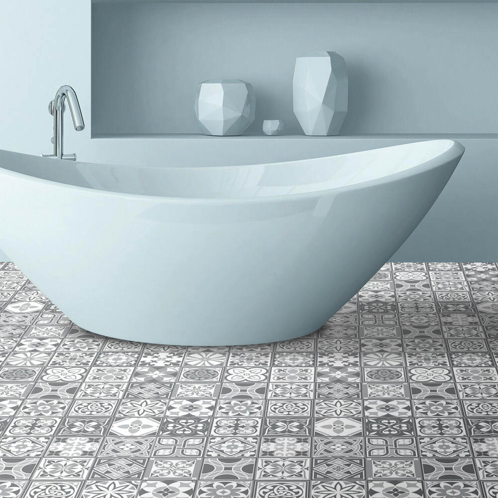 Walplus Purbeck Stone Home Floor Tile Stickers Image 3