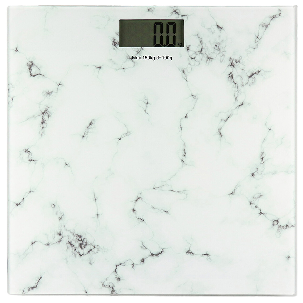 Marble Electronic Bathroom Scale Image 1