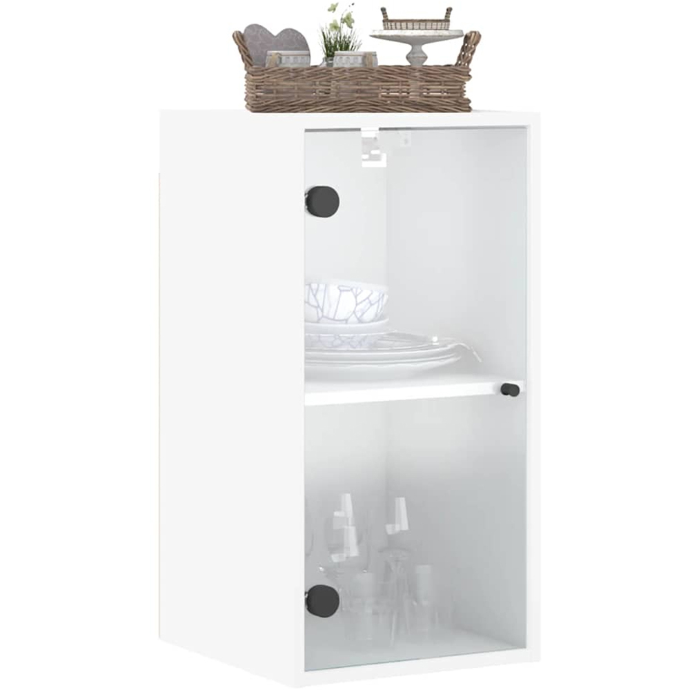 vidaXL 2 Door White Wall Cabinet Image 3
