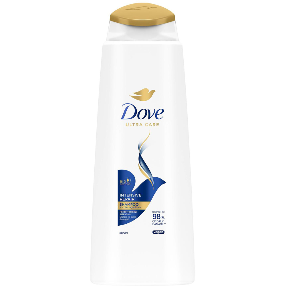 Dove Nutritive Solutions Intensive Repair Shampoo 400ml 3 Pack Image 2