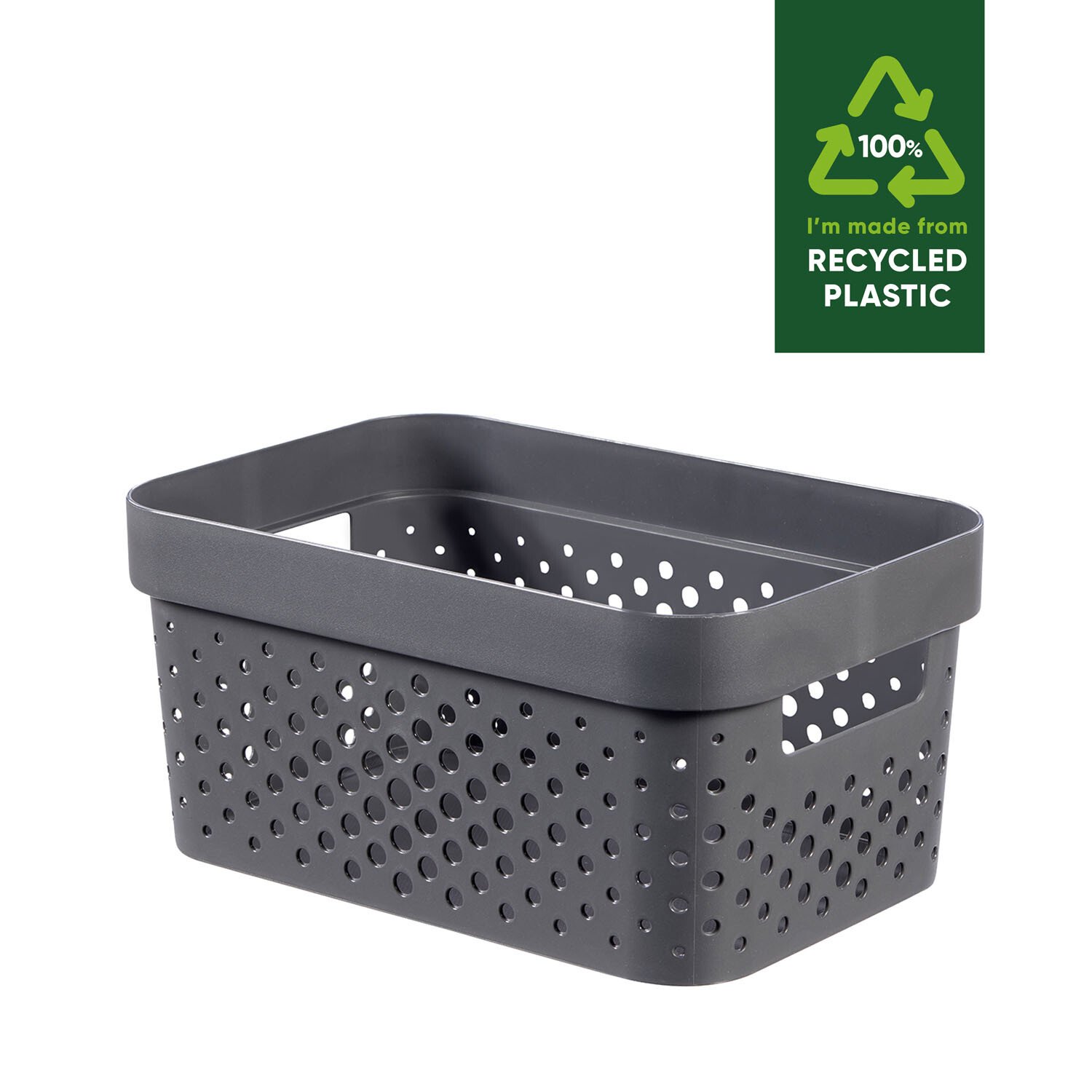 Curver Infinity Dots Storage Box   - Dark Grey / 4.5l Image 3