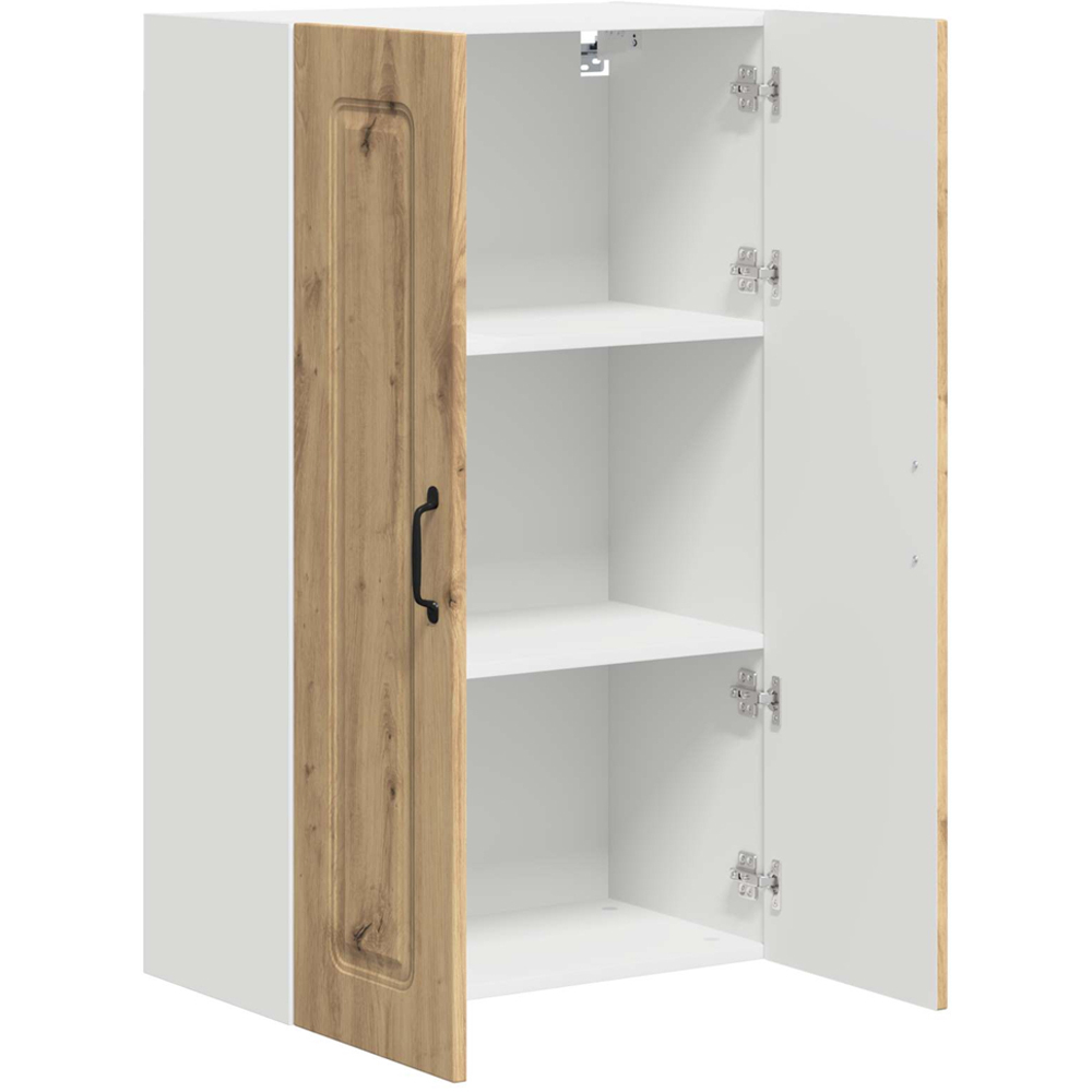 vidaXL 2 Door Artisan Oak Kitchen Wall Cabinet Image 5