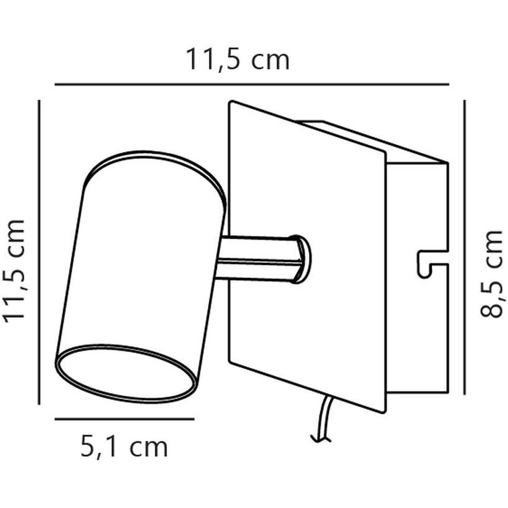 Nordlux Frida White Adjustable Wall Light Image 2