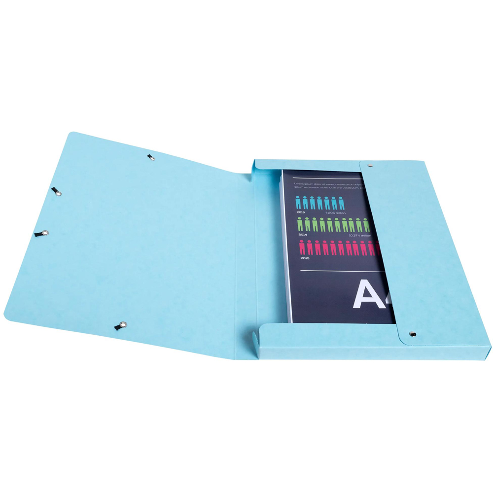 Exacompta Aquarel A4 Multicolour Box File 25mm 8 Pack Image 5