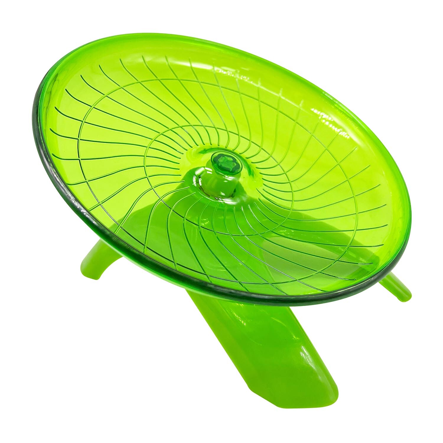 Spinning Exercise Wheel - Green Image 2