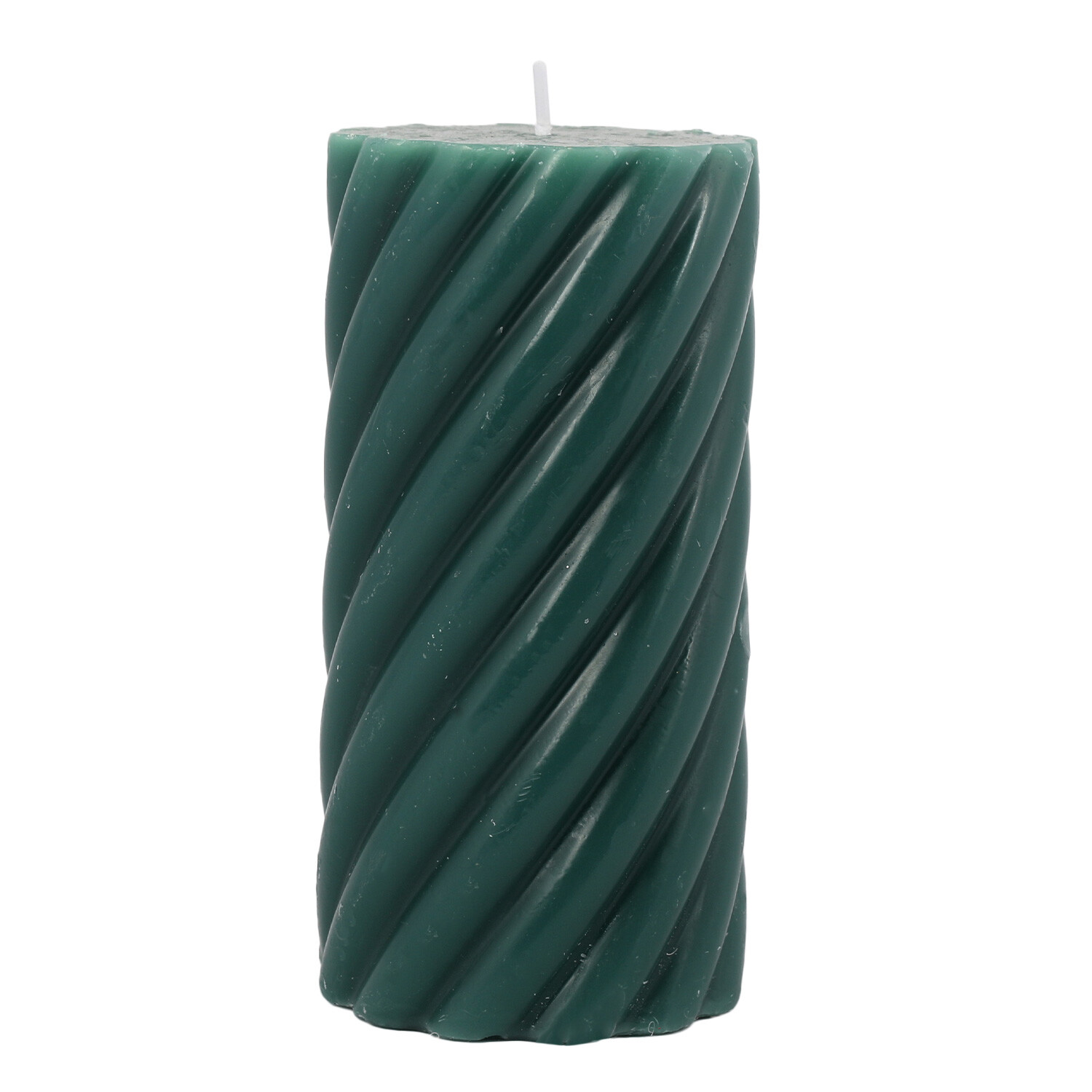 Single Ribbed Pillar Candle in Assorted styles Image 2