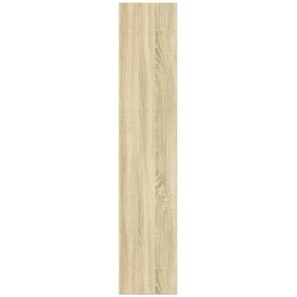 vidaXL 4 Shelf Sonoma Oak Bookcase Image 4