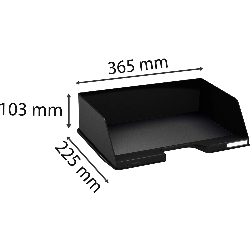 Exacompta Maxi Combo Landscape Black Letter Tray 4 Pack Image 5
