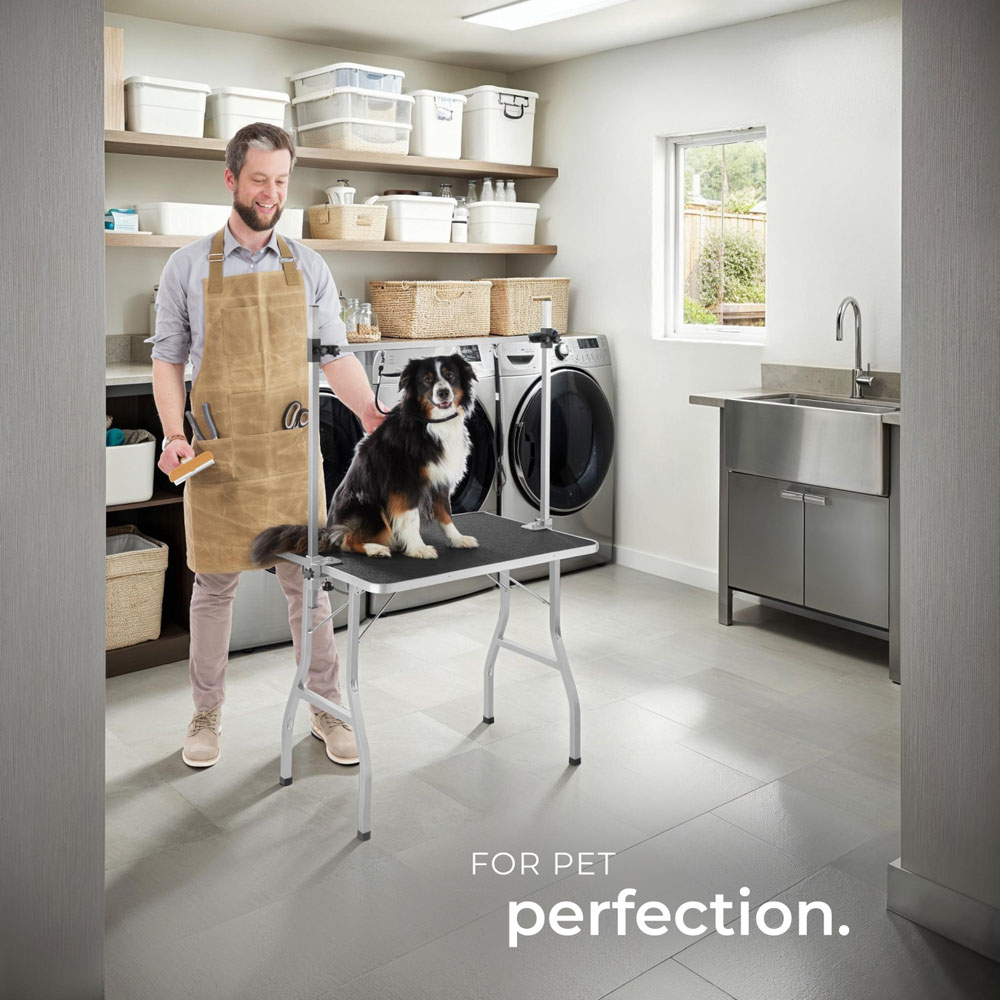 tectake Dog Grooming Table Image 7