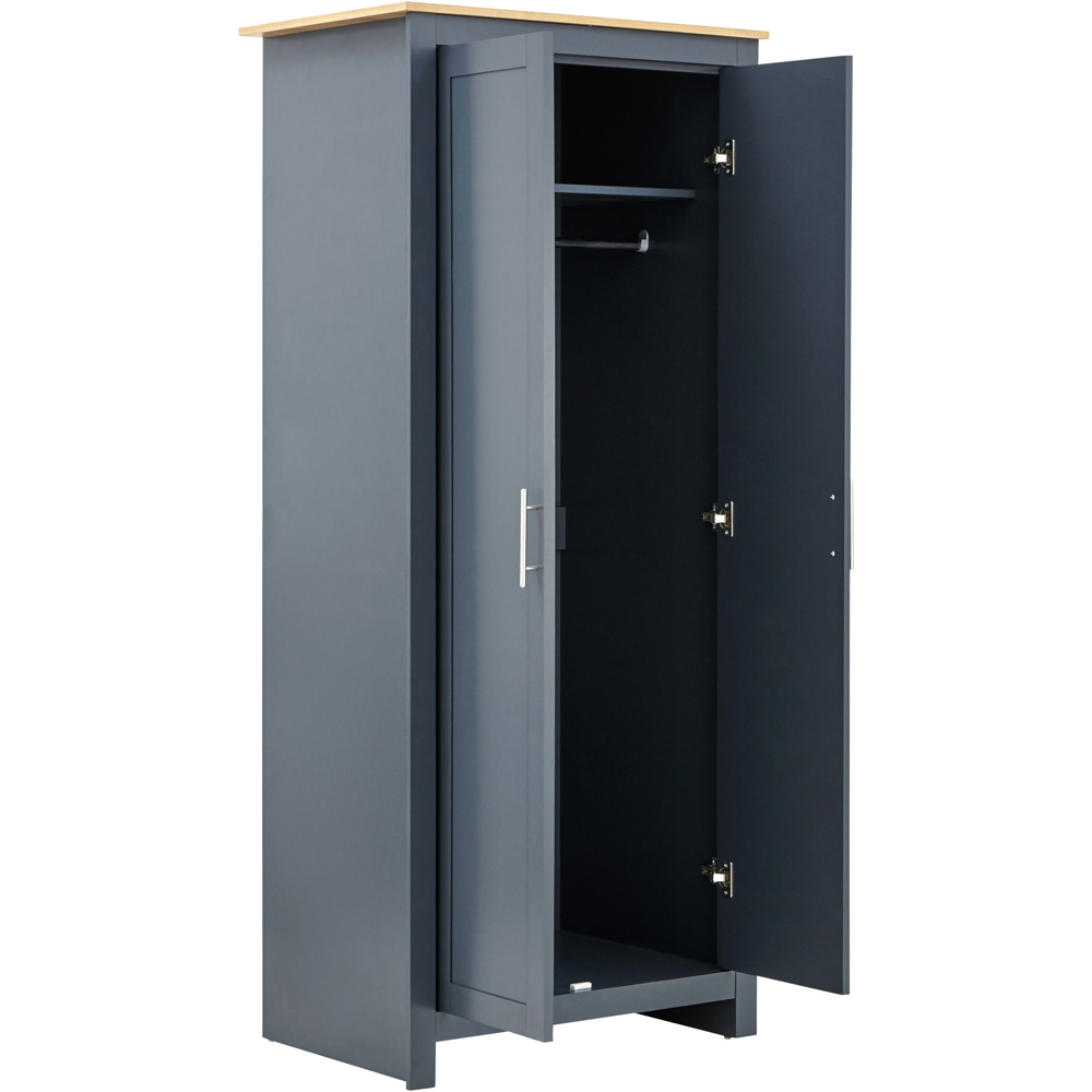 GFW Lancaster Slate Blue 3 Piece Bedroom Furniture Set Image 4