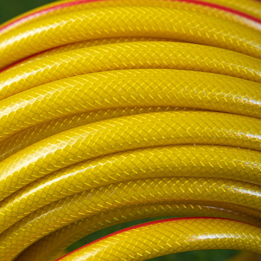 Garden Pro 30m Pro Gold Yellow Kink Resistant Reinforced Garden Hose Pipe Image 8