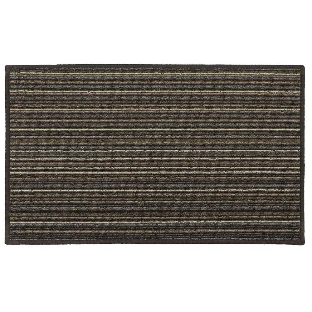 JVL Arona Brown Indoor Machine Washable Doormat 50 x 80cm Image 1