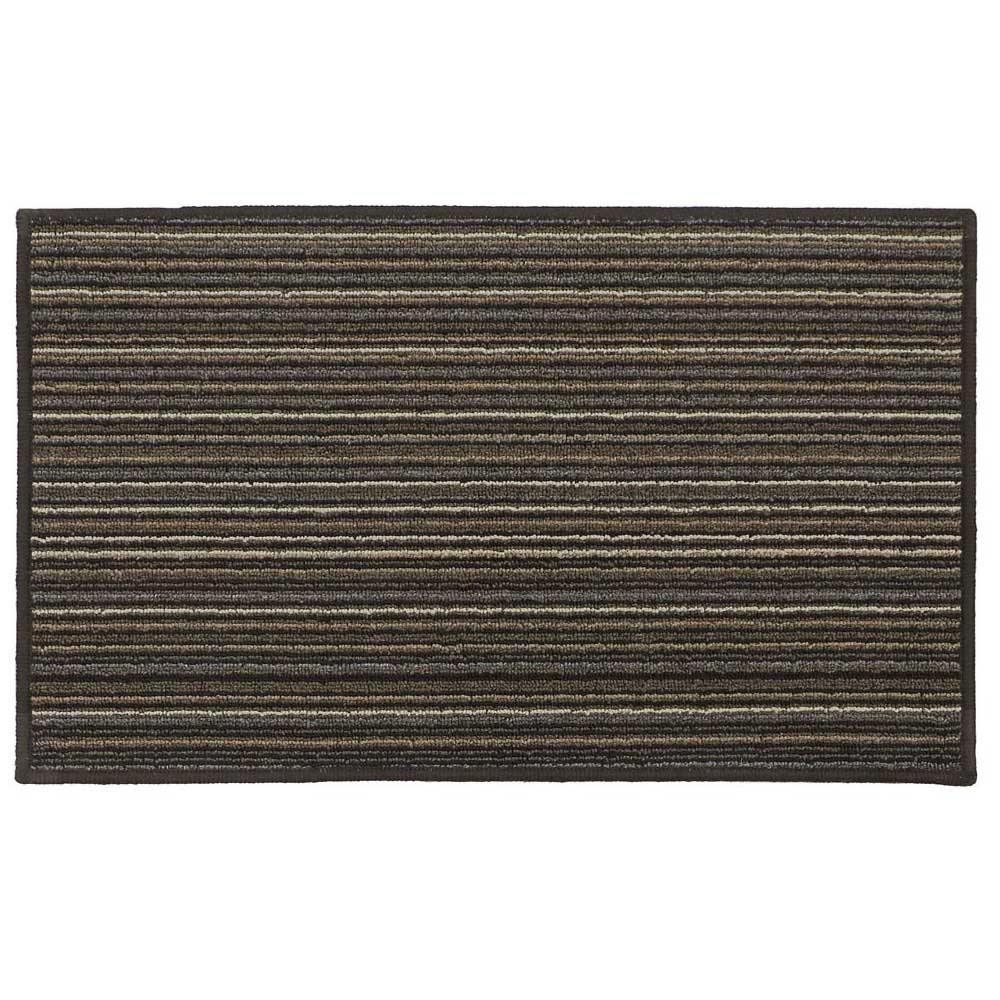 JVL Arona Brown Indoor Machine Washable Doormat 50 x 80cm Image 1